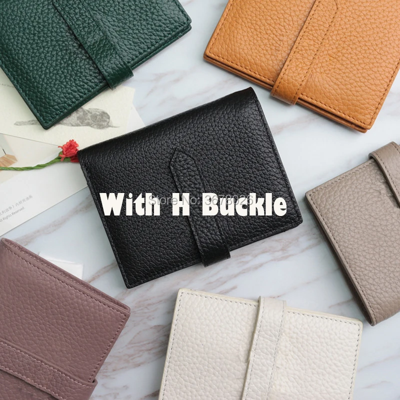 

100% Genuine Leather Small Mini Ultra-thin Wallets Compact wallet Handmade wallet Cowhide Card Holder Short Design purse