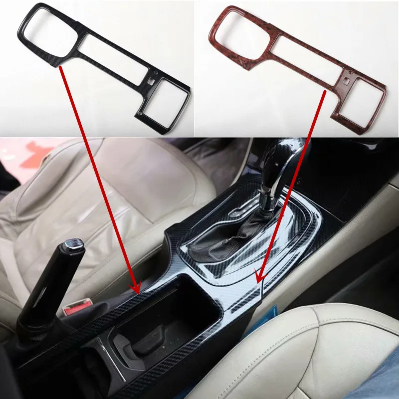 

Car sticker ABS carbon fiber grain or wooden gear panel and Drinking glass decoration cover for 2009-2013 OPEL INSIGNIA G09