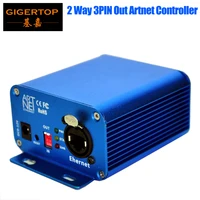 gigertop bi directional ethernet dmx converter el artnet1024 controller 3pin5pin socket output lan earthnetdmx artnet console