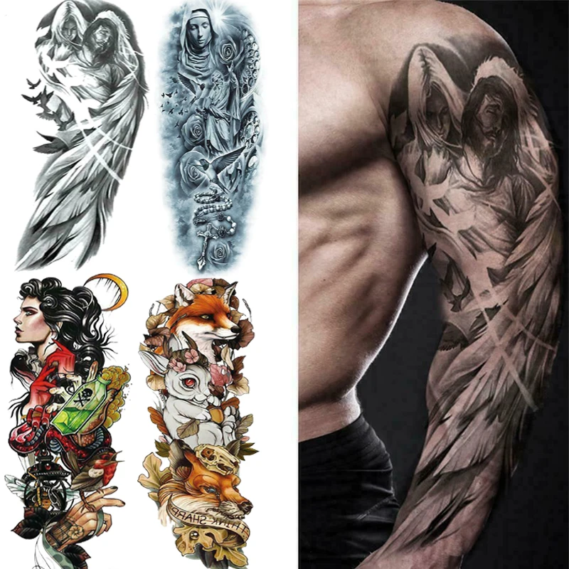 Фото Татуировка на руку водостойкая Временная наклейка-Татуировка с изображением