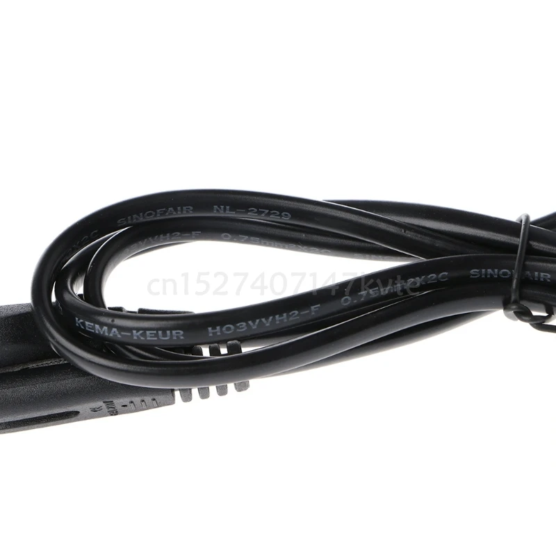 Черный медный провод 1 5 м Рисунок 8 кабель питания шнур европейского стандарта 2