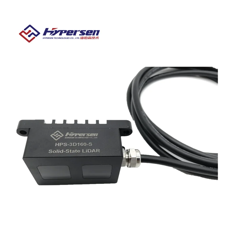 Bestellen Hypersen HPS-3D160 IP67 3D Lidar Planaren Solid State Laser Radar Sensor Im Bereich 3D Punkt Wolke Karte AGV Hindernis Vermeidung