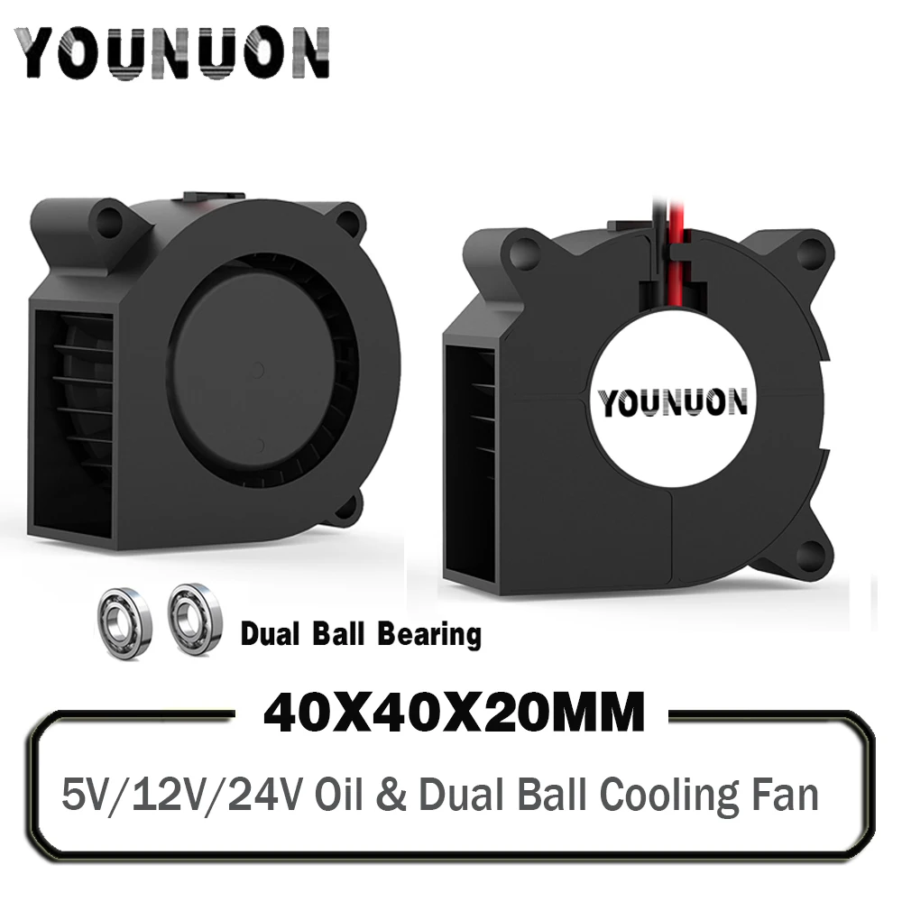 Кулер для 3D-принтера 4 см 40 мм 5 В/12 В/24 В |