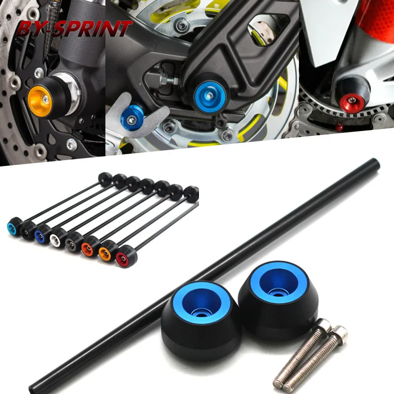 

Motorcycle For BMW K 1200S K1200 S 2005 2006 2007 Modified CNC K1200S Front Wheel Axle Drop Ball Shock Absorber