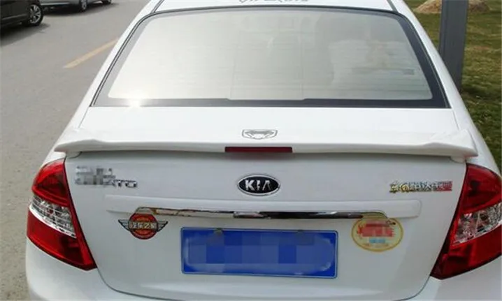 Спойлер для Cerato 2006 2015 Kia спойлер JSDL из АБС пластика цвет заднего крыла автомобиля