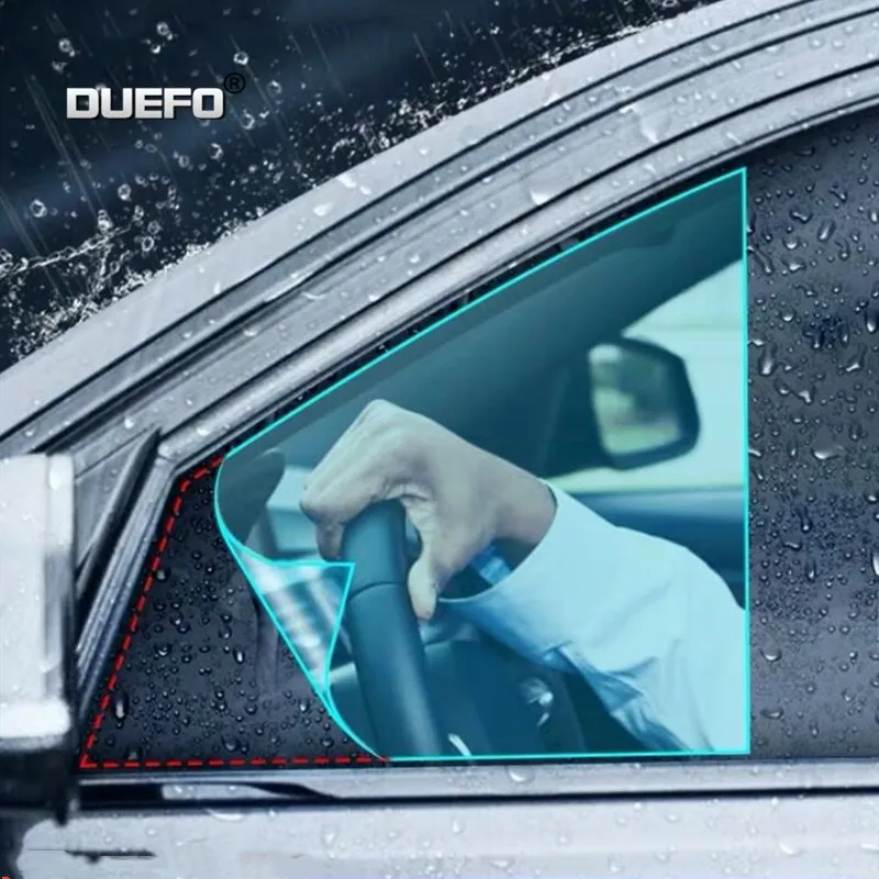 2 шт./компл. Автомобильная наклейка заднего вида зеркальная прозрачная