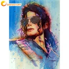 Картина из страз CHENISTORY, Майкл Джексон, вышивка крестиком, бриллиант, искусство, домашний декор, распродажа, хобби ручной работы, подарок, художественный набор