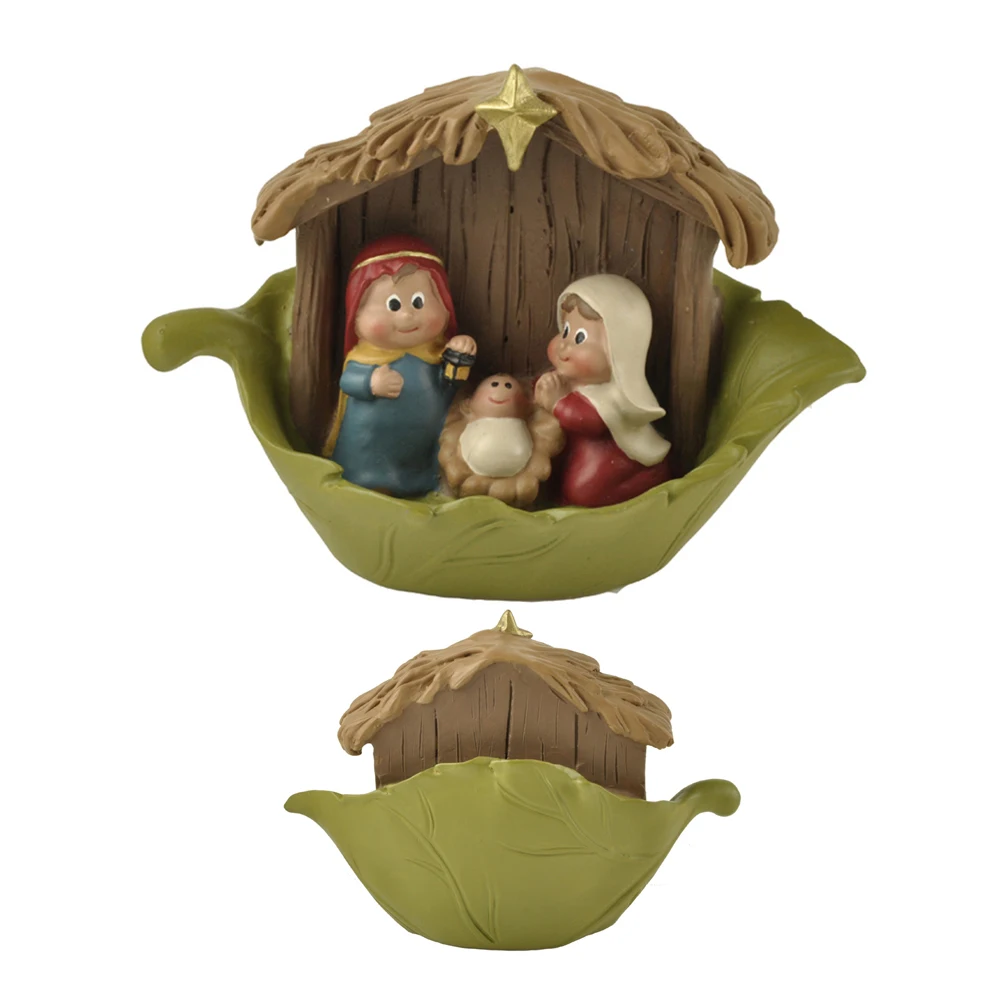 Европейский Рождественский Христово Иисус миниатюрные фигурки религиозной