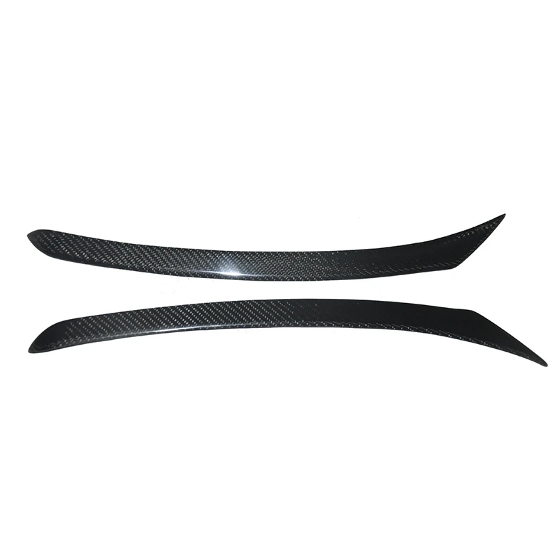 

Car Carbon Fiber Front Head Light Eyebrow Cover Trim for Nissan Rogue X-Trail 14-16