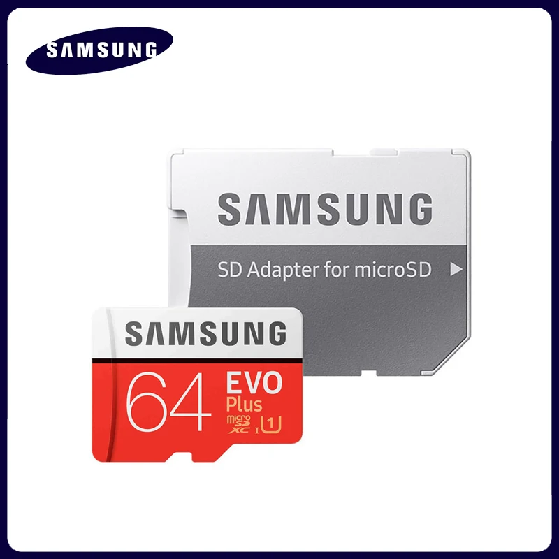 Карта памяти SAMSUNG Micro SD карта 256 ГБ 32 64 Гб Microsd 128 512 SDHC SDXC класс EVO + C10 UHS TF Flash