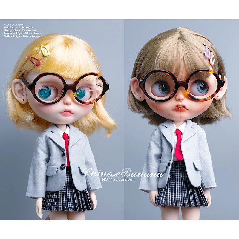 Специальный 1 комплект модный костюм с куклой Blyth (рубашка + брюки пиджак носки