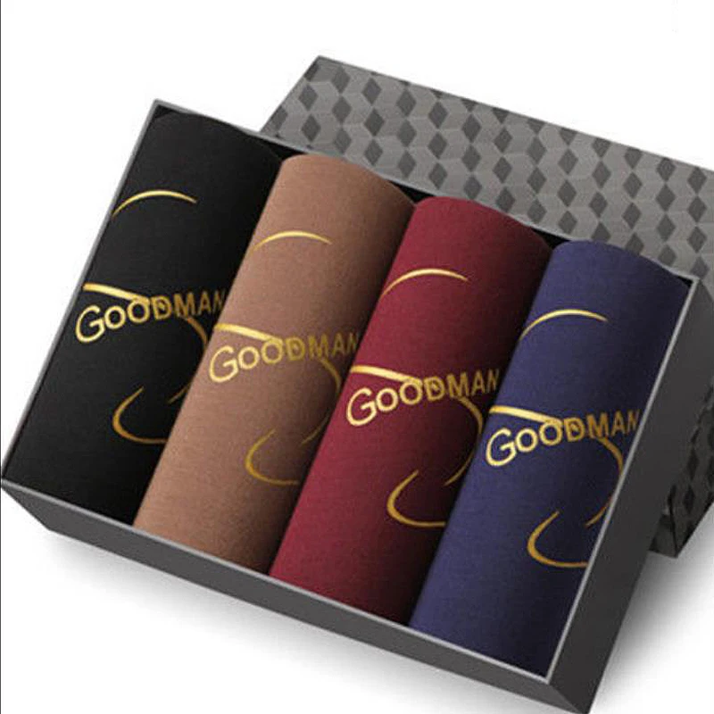 Underwear Men's Boxers Middle Waist Comfortable And Breathable Youth Boxer Top Men's Underwear Fashionable U-shaped Underpants