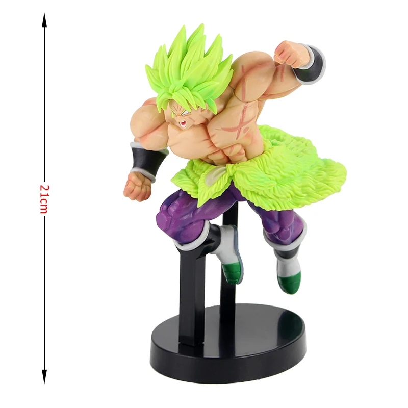 Dragon Ball Z Super Senshi Broly Super Saiyan ПВХ Коллекционная Фигурка Драконий жемчуг фигурка модель игрушки - Цвет: B opp bag