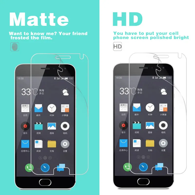 

Прозрачная фронтальная глянцевая пленка HD для Meizu Meilan 2 3 3s 5 5C 5s 6 A5 E2 E3 Max S6, матовая антибликовая пленка, чехол с чистящей тканью