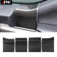 jho real carbon fiber inner door handle panel overlays cover trim kit for ford f150 2017 2020 raptor 2018 2019 car accessories