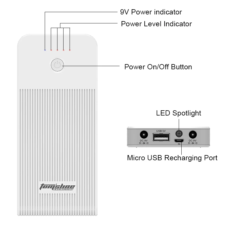 Арома APW 5 перезаряжаемая педаль блок питания для гитарных эффектов педалей и