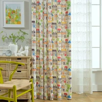 modern blackout curtains magic town pattern for living room window bedroom shading ready made finished drapes blinds 2jl580
