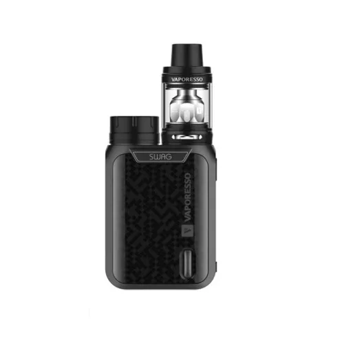 Matte Black Набор электронных сигарет Vaporesso Swag 18650 TC коробка мод с 3,5 мл NRG Vape Танк GT Core испаритель Набор для начинающих VS Voopoo Drag - Цвет: Matte Black