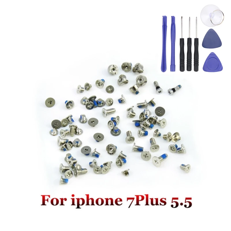 Полный комплект винтов для iPhone 7 Plus полностью закрытый набор Запасные детали +