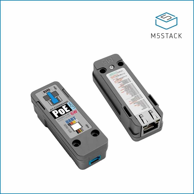 Oficial Mqtt Poe Unidade com Poe Porto Ethernet Mqtt Módulo de Comunicação Incorporado W5500 Ethernet Chip M5stack Acessórios p/ quadro de demonstração