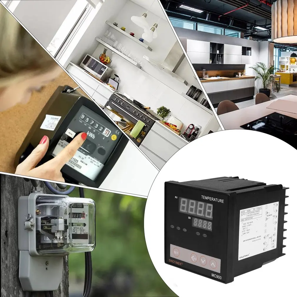 Универсальный входной цифровой ПИД-регулятор температуры релейный выход K или