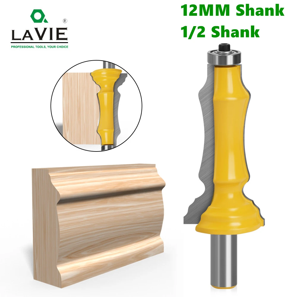 

1PC 1/2" 12mmShank Line knife door knife Door & Window Casing Router Bit Woodworking cutter Tenon Cutter for Woodworking Tools