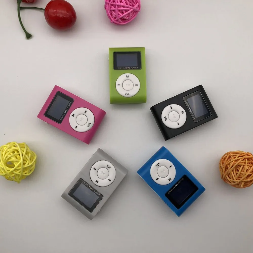 Портативный mp3 плеер маленького размера 2020 Мини ЖК экран музыкальный поддержка 32