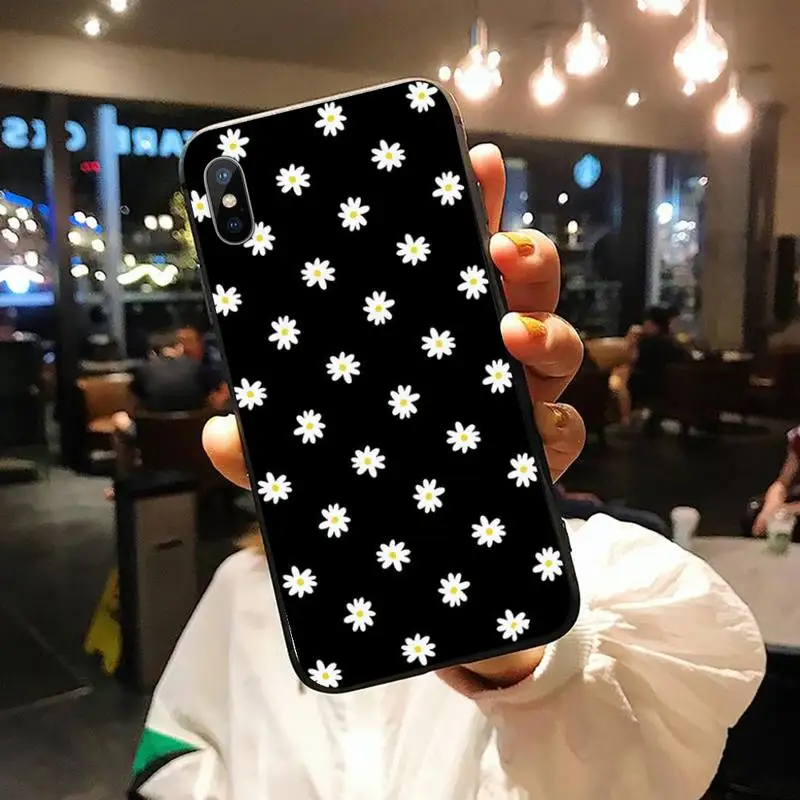 

Daisy Sunflower Floral art Phone Case for iPhone 11 12 pro XS MAX 8 7 6 6S Plus X 5S SE 2020 XR