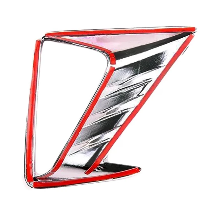 

NEW-for Toyota Rav4 2016-2018 Car Front Fog Light Lamp Cover Stickers Molding Bezel Styling Chrome Abs Accessories 2Pcs/Set