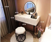 nordic dressing table modern contracted web celebrity ins dressing table with lamp girl bedroom small economical dressing table