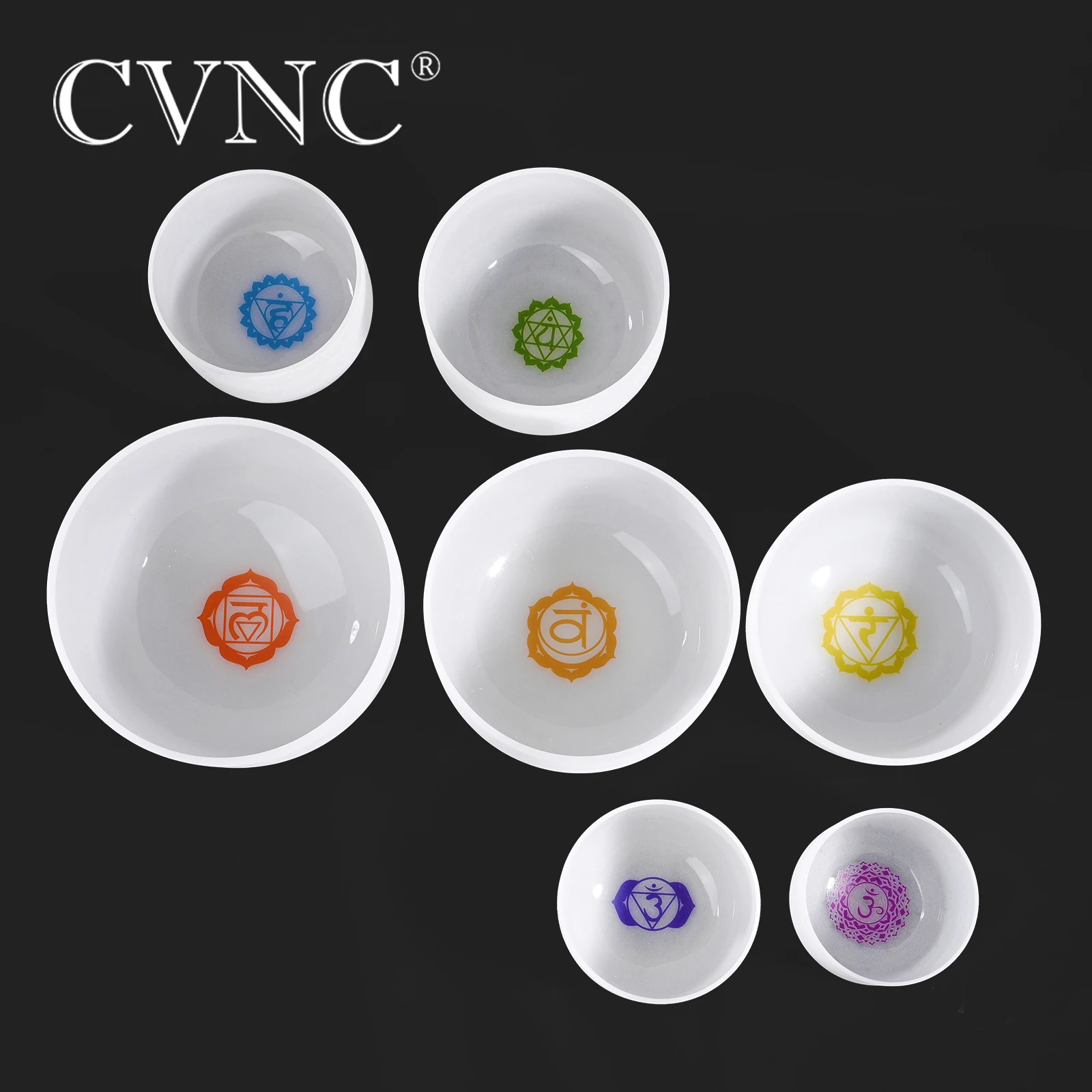 CVNC чакра дизайн 10 дюймов третий глаз Корона корень пупка Солнечный сердце горло