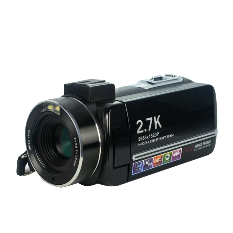 Полноразмерная видеокамера 1520P 30 МП с откидным экраном 3 0 дюйма 2 7 K | Электроника