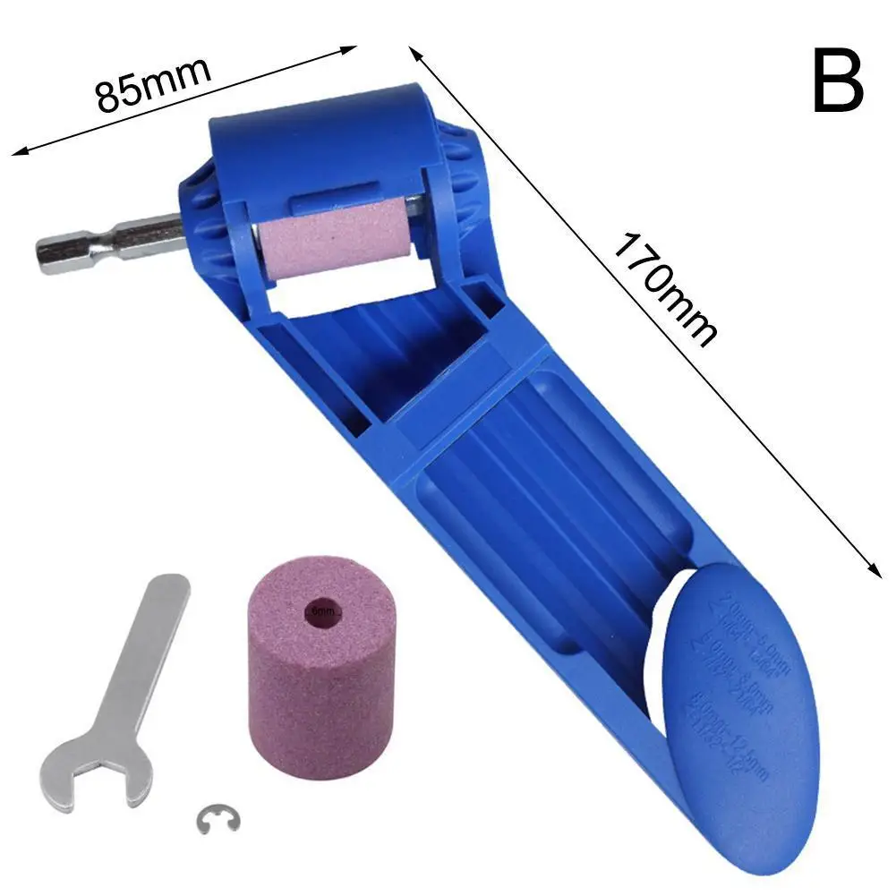 

2-12.5mm Portable Drill Bit Sharpener Corundum Grinding For Grinder Tools Sharpener Power Tool For Drill Wheel R6X2
