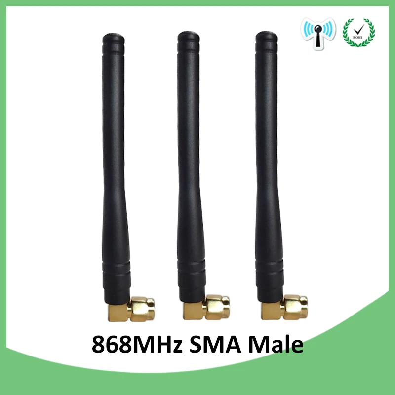 EOTH 20pcs 868mhz antenna 3dbi sma male 915mhz lora antene pbx iot module lorawan signal receiver antena high gain