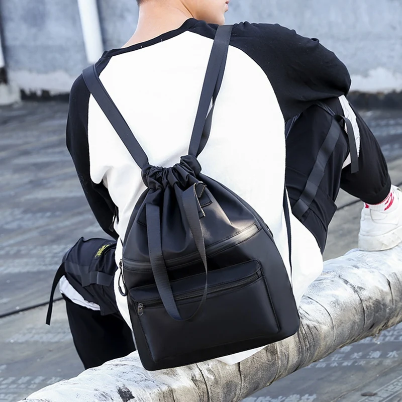 

Backpack Large Capacity Lightweight Travel Bag Drawstring Drawstring Student School Bag Backpack