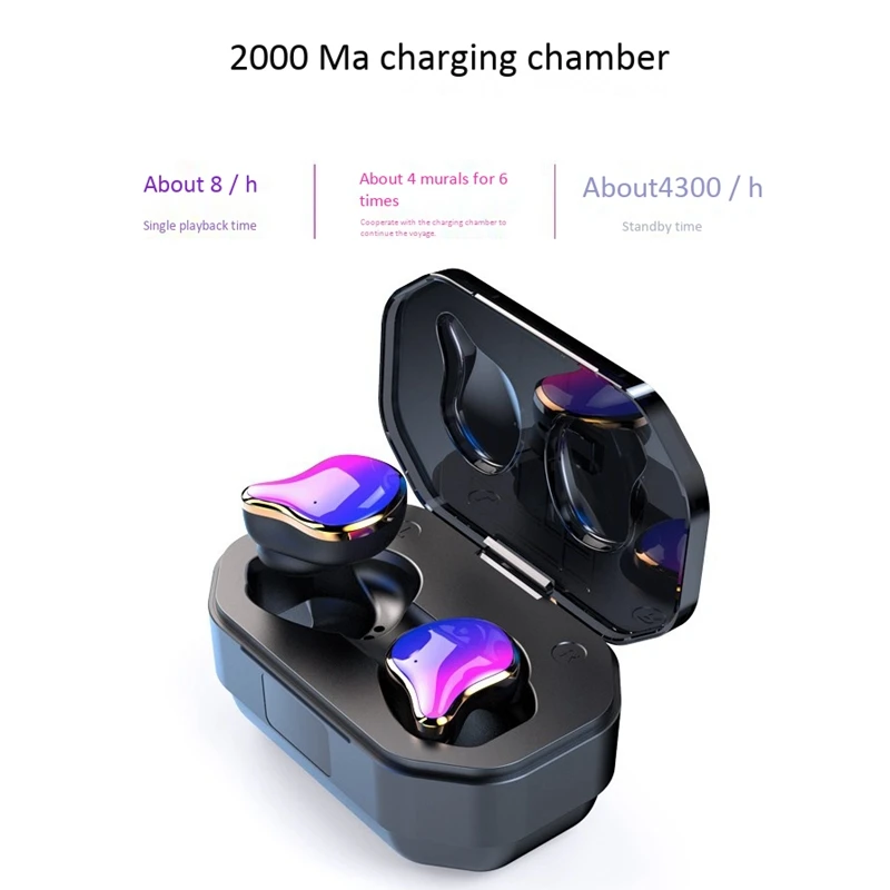 TWS G01 Bluetooth 5 0 наушники бинауральные беспроводные стерео с тяжелыми басами