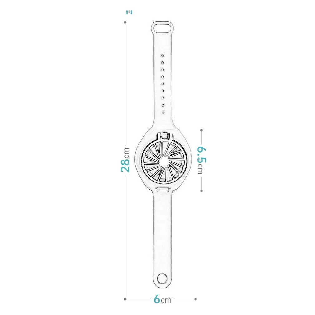 

Handheld Electric Mini Watch Simple Fan Portable Summer rechargeable USB Folding Fashion Pocket Small Fan