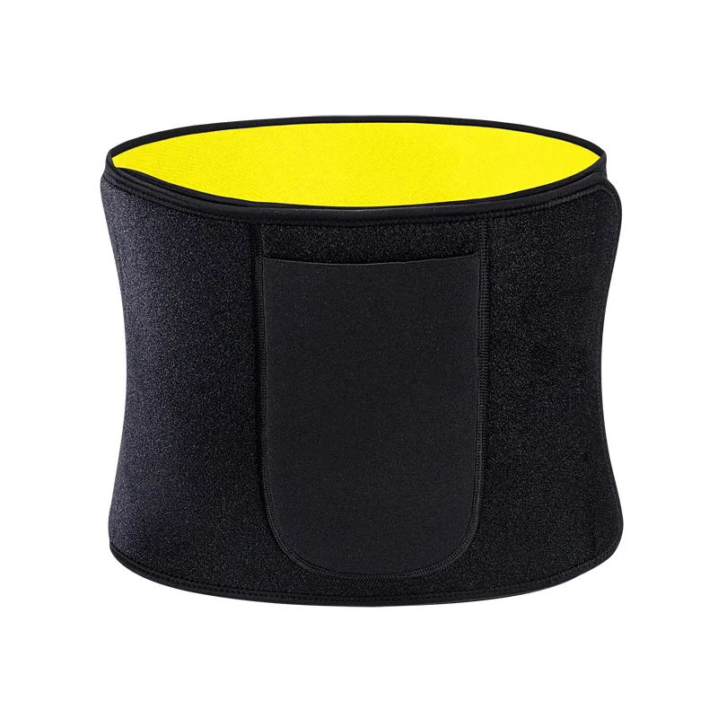 Men Workout Slimming Belt Weight Loss Hot Slimming Thermo Waist Body Shaper Waist Trainer Neoprene Sauna Sweat Belt with Pocket