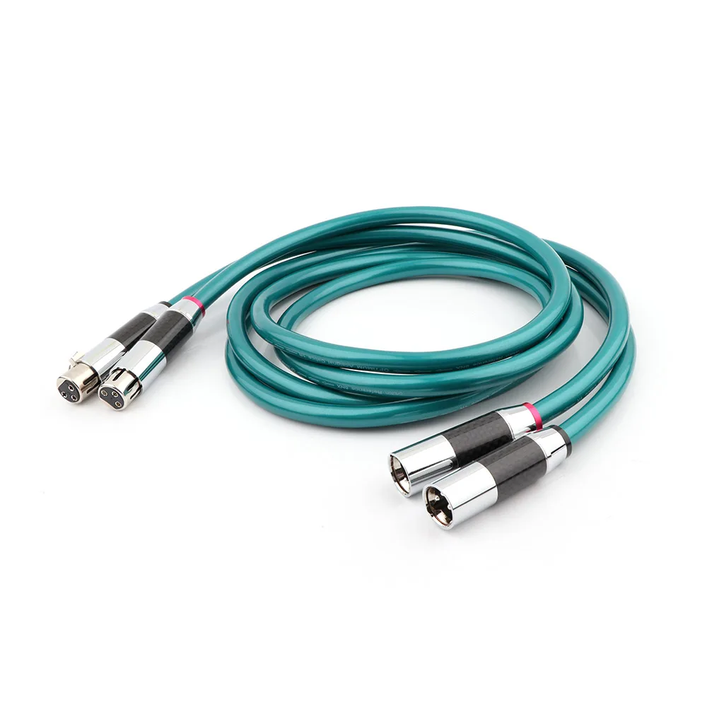

Yter пара ортофон 8NX OFC Чистая медь аудио соединительный кабель с разъемом XLR из углеродного волокна
