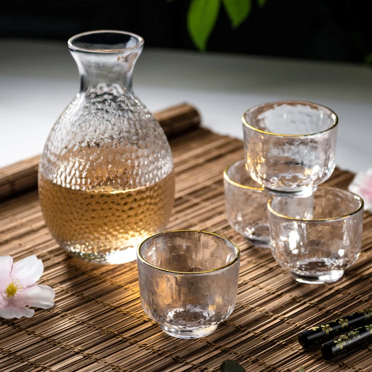 

Household Glass Wine Separator Beer Dispenser Japanese Style Wine Separator Creative Set Decanter Vino Kitchens Gadgets DM50WS