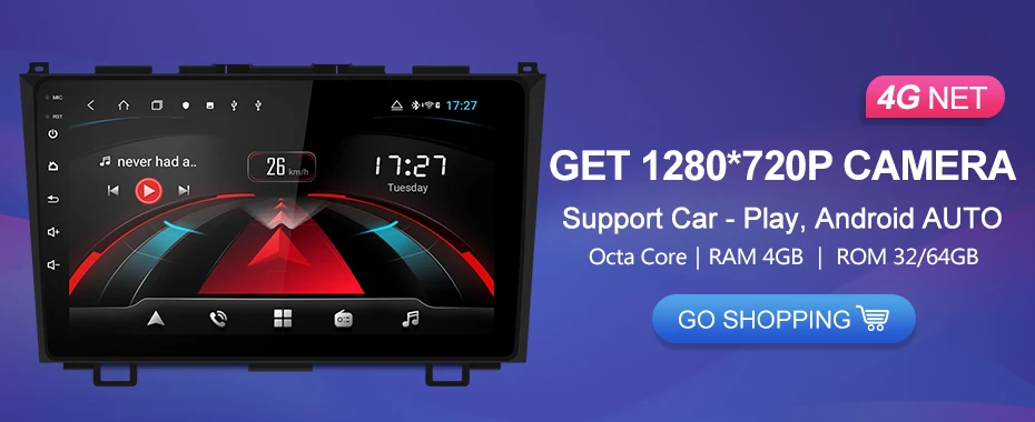 Isudar 1 Din Android 9 Авто Радио для Honda/CR-V/CRV 2006-2011 Автомобильный мультимедийный плеер Восьмиядерный ram 4G rom 64G gps камера DVR DSP