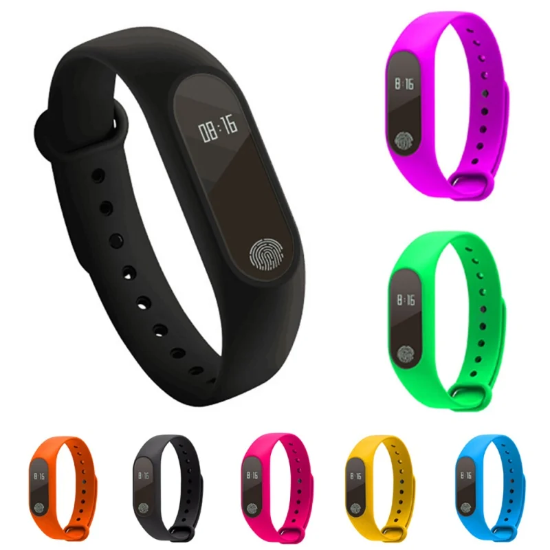 Mini Smart Bluetooth Bracelet Step Counter Fitness Watch Alarm Clock Vibration Wristband With Heart Rate Monitor For sport | Электроника