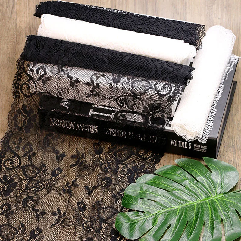 7 ярдов кружевной ткани DIY Хлопок Вязание крючком пояс плетение декоративная