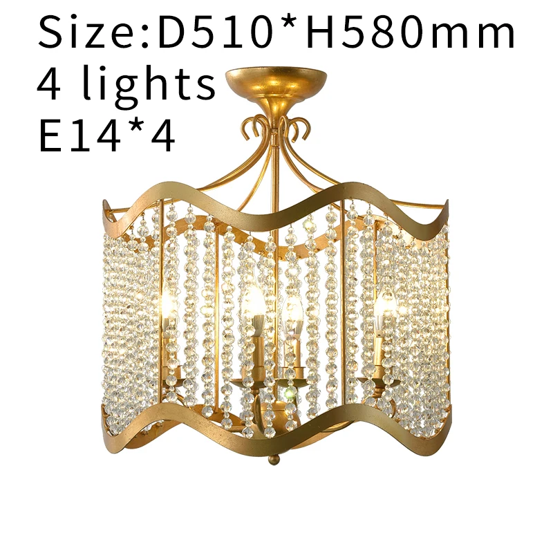 K9 хрустальные бусины люстры золотого цвета кухонные приборы в спальне прихожей