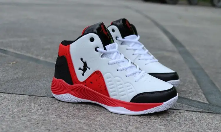 Мужские высокие баскетбольные кроссовки jordans мужские амортизирующие легкие баскетбольные кроссовки противоскользящая дышащая уличная белая спортивная обувь