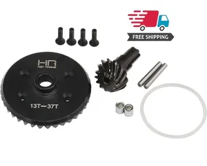 Спиральная спиральная сталь HR Hot Racing 37T13T, набор шестерней для Arrma 110, картон, гранит Senton Outcast