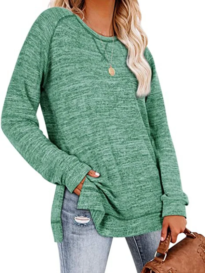 

American and American 2021 hot style women's full-color loose collar hoodie