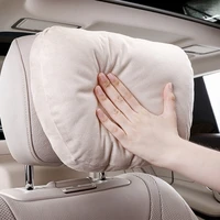 maybach design s class ultra soft natrual car headrest neck seat cushion headrest covers for mercedes benz bmw audi toyota honda
