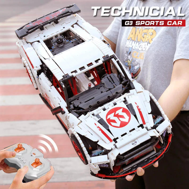 Creator Technic Ниссан гтр GT3 скоростной гоночный спортивный автомобиль набор