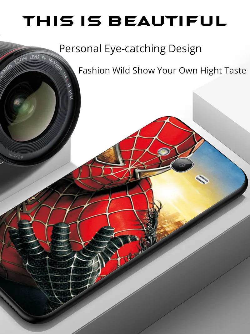 Для samsung Galaxy J2 Prime чехол капитан Марвел черный ТПУ Мягкая задняя крышка для samsung J5 J7 Prime J6 J4 Plus чехол